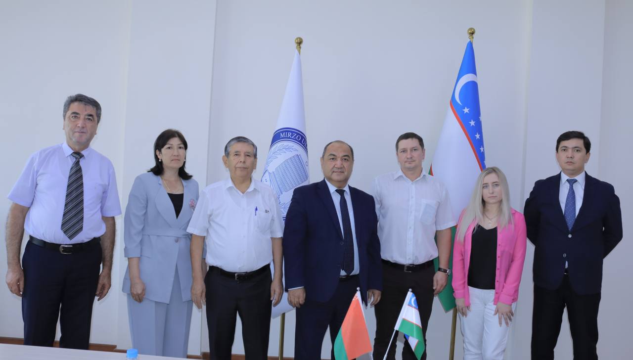 Встреча представителей МГЭИ им. А. Д. Сахарова БГУ с руководством Национального университета Узбекистана имени Мирзо Улугбека